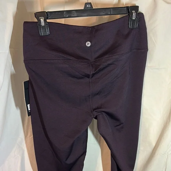 Purple High-Waisted Leggings 90 degrees by reflex nwt polar fleece lined - Picture 8 of 10